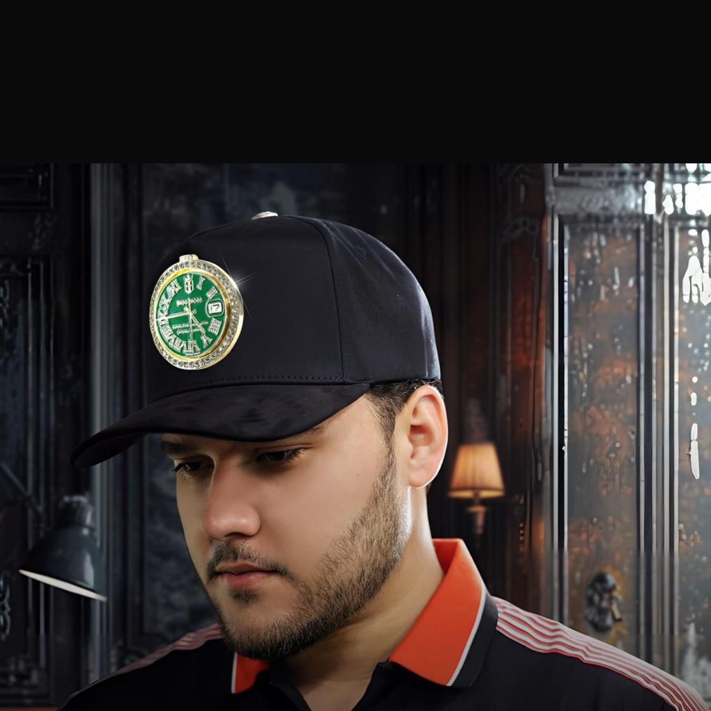 Rolex Gorra Negra Bigboss Snapback Hat